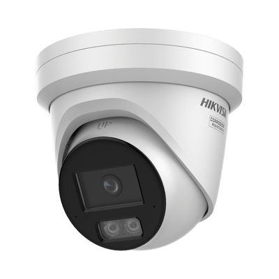 Imagen de [Dual Light + ColorVu 3.0 + HikAI] Turret IP 8 Megapixel / Lente 2.8 mm / 30 mts IR + Luz Blanca / 2 Microfonos Integrados / Exterior IP67 / WDR 130 dB / ACUSENSE 3.0 / Metal / NEMA 4X / ACUSEARCH