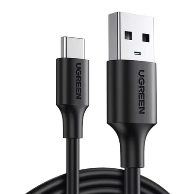 Imagen de Cable USB-A a USB-C | 1 Metro | Carga y Sincronización de Datos | Carga Rápida 60W | Datos 5 Gbps | QC 3.0/2.0 | FPC | AFC | Protección Integrada | Duradero y Flexible| Caja ABS | Cubierta de TPE | Color Negro.