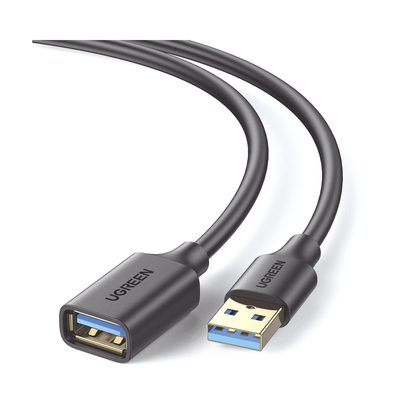 Imagen de Cable Extensor USB 3.0 / 1 Metro / Macho-Hembra / 5 Gbps / Ultra Durabilidad / Núcleo de cobre estañado 28/22 AWG / Blindaje interior múltiple / Ideal para teclado, mouse , etc.