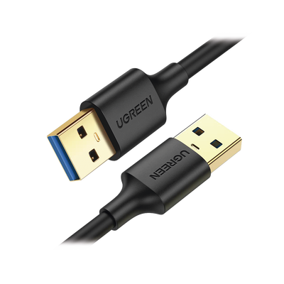 Imagen de Cable USB-A 3.0 a  USB-A 3.0 / 1 Metro / Macho a Macho / Conector Niquelado / Núcleo de Cobre Estañado / Blindaje Múltiple / Velocidad 5Gbps / No Requiere Controlador / Compatible con USB2.0 Y USB 1.1