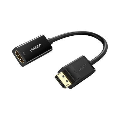 Imagen de Convertidor DisplayPort a HDMI 4K| 3D | HDR | Blindaje interno | Botón Liberador | Carcasa de ABS | Plug & Play | CE, FCC, RoHS | Cable de 25 cm.